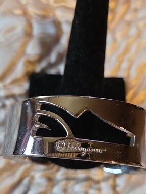 Salvatore Ferragamo Silver Cuff with